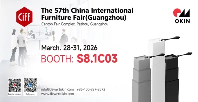 Grupul Tehnologic DewertOkin va expune la cea de-a 57-a ediție a Târgului Internațional de Mobilier din China