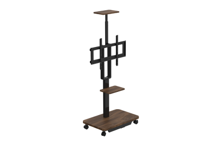 Suport TV cu cărucior mobil cu un singur motor