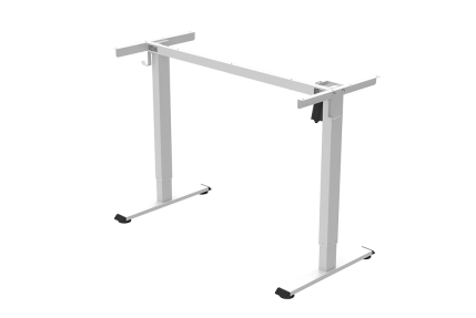 Cadru de birou electric cu două motoare verticale