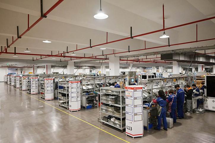 7. Linia de asamblare finală a actuatorului